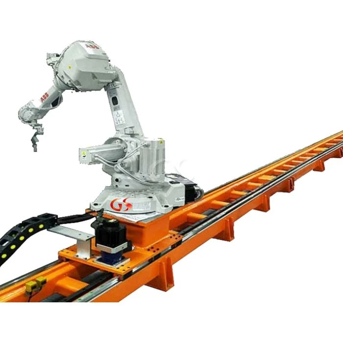 Robot z drsnimi tirnicami